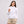 Bubble Puff Womens Pullover Hoodie - White