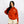 Follow the Waves Brush Womens Pullover Hoodie - Pigment Amber
