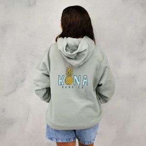 Livin Aloha 2 Womens Pullover Hoodie - Pigment Sage