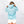 Follow the Waves Brush Womens Jacket - Aqua