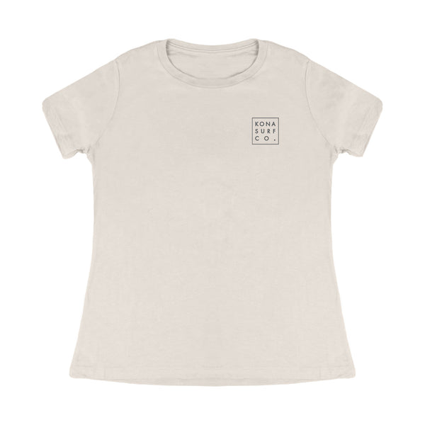 Emblem Womens T-Shirt - Heather Natural/Charcoal