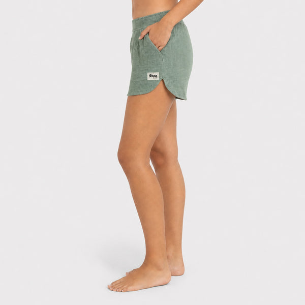 Cora Womens Shorts - Sage