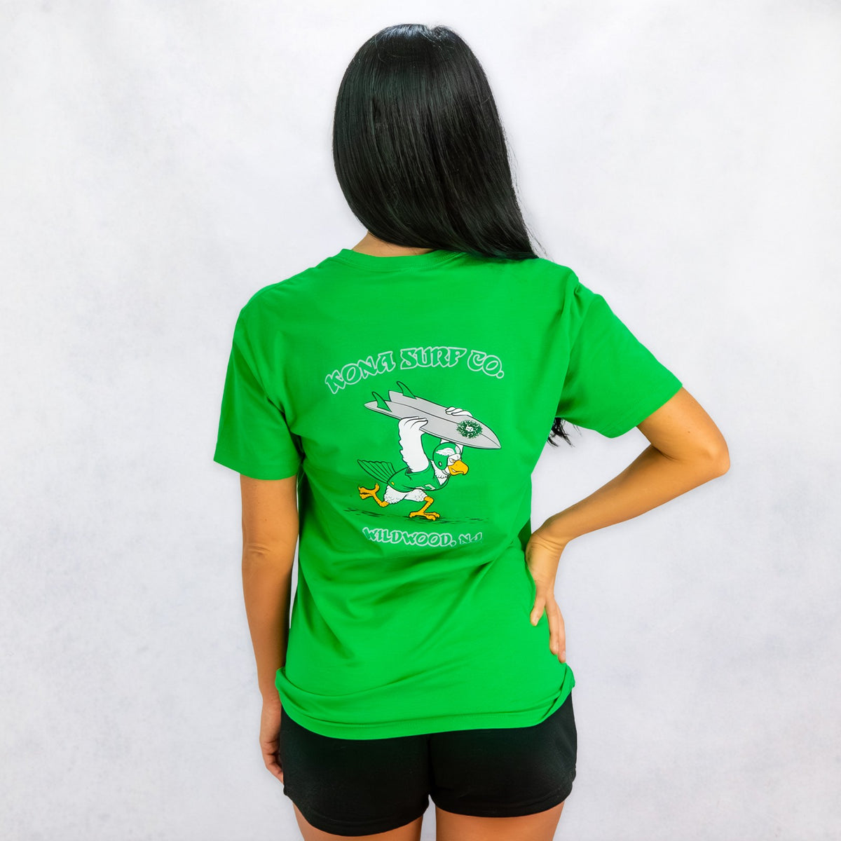 For The Birds Womens T-Shirt - Kelly Green