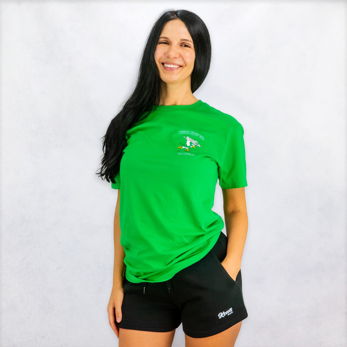 For The Birds Womens T-Shirt - Kelly Green