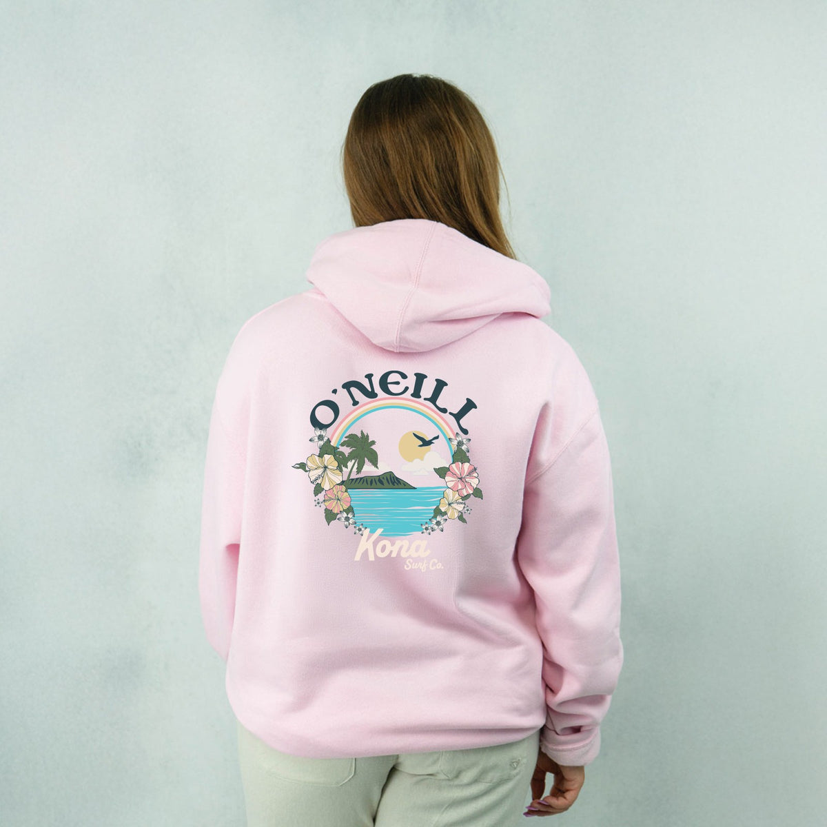 Kona x ONeill 2026 Collab Womens Pullover Hoodie - Rose