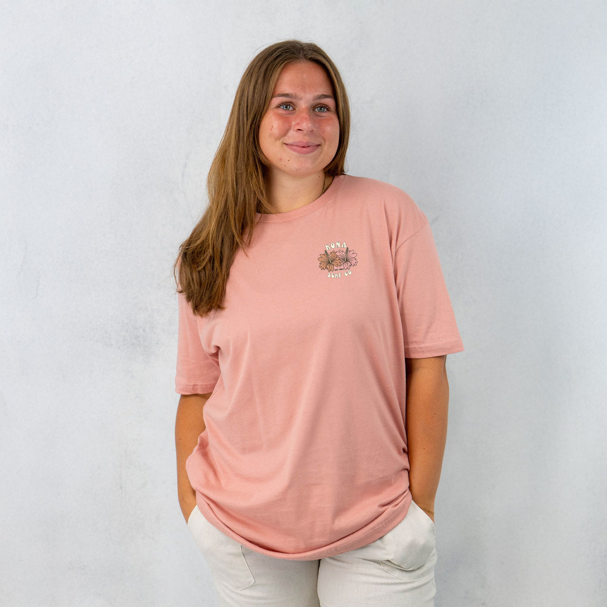 Summer Sunrise Womens T-Shirt - Desert Pink