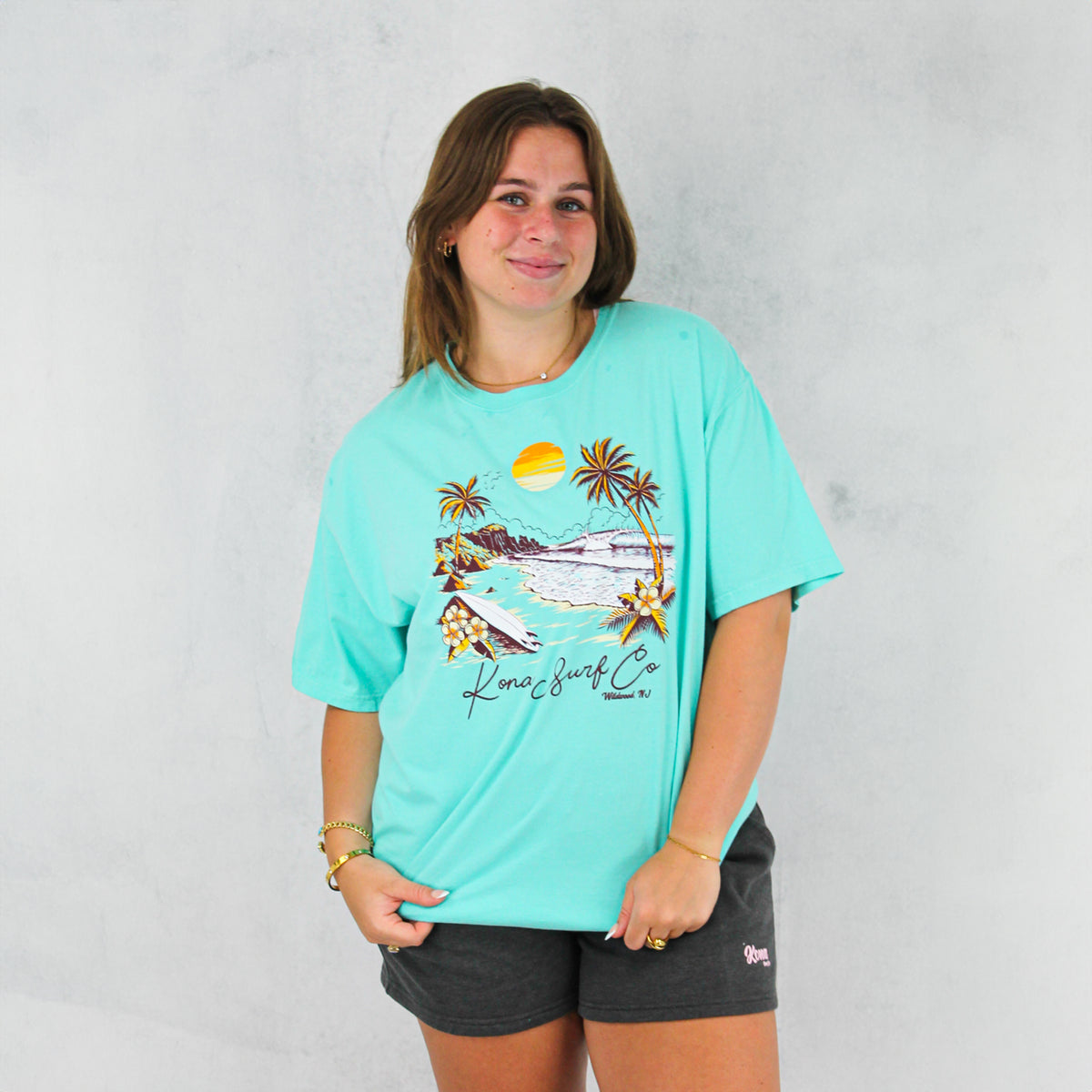 Island Scene Womens T-Shirt