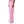 Script Wide Leg Womens Sweatpants - Powder Pink