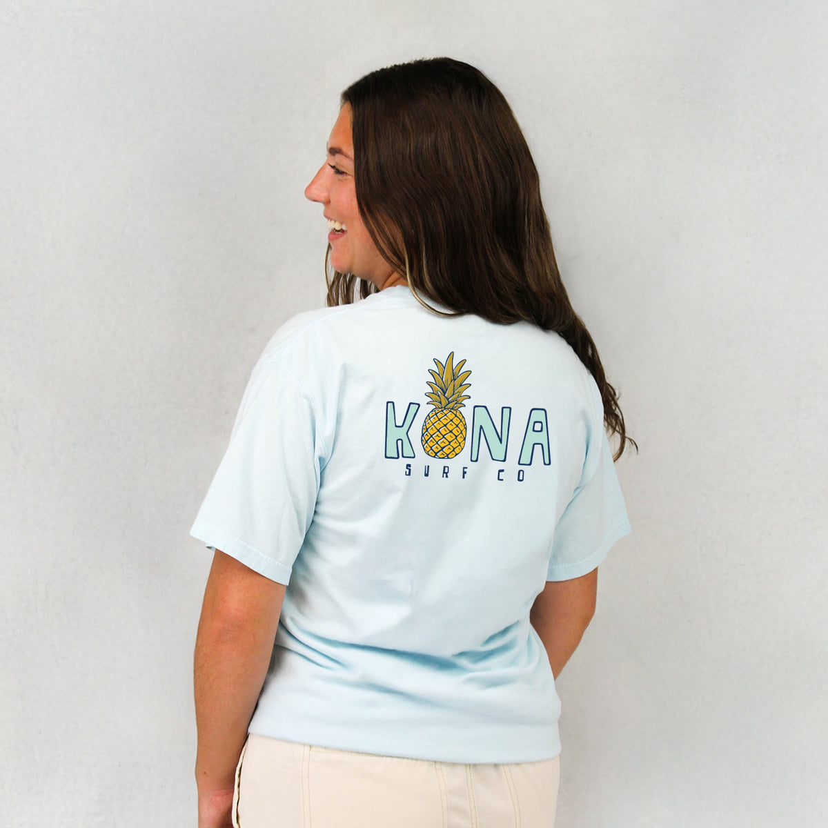 Livin Aloha 2 Womens T-Shirt - Soothing Blue