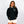 Follow the Waves Brush Womens Baja Pullover Hoodie - Black