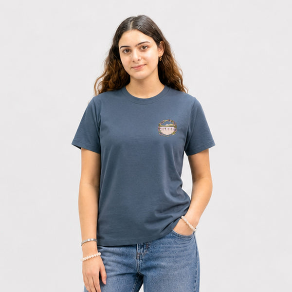 Reef Walk Womens T-Shirt - Vintage Navy