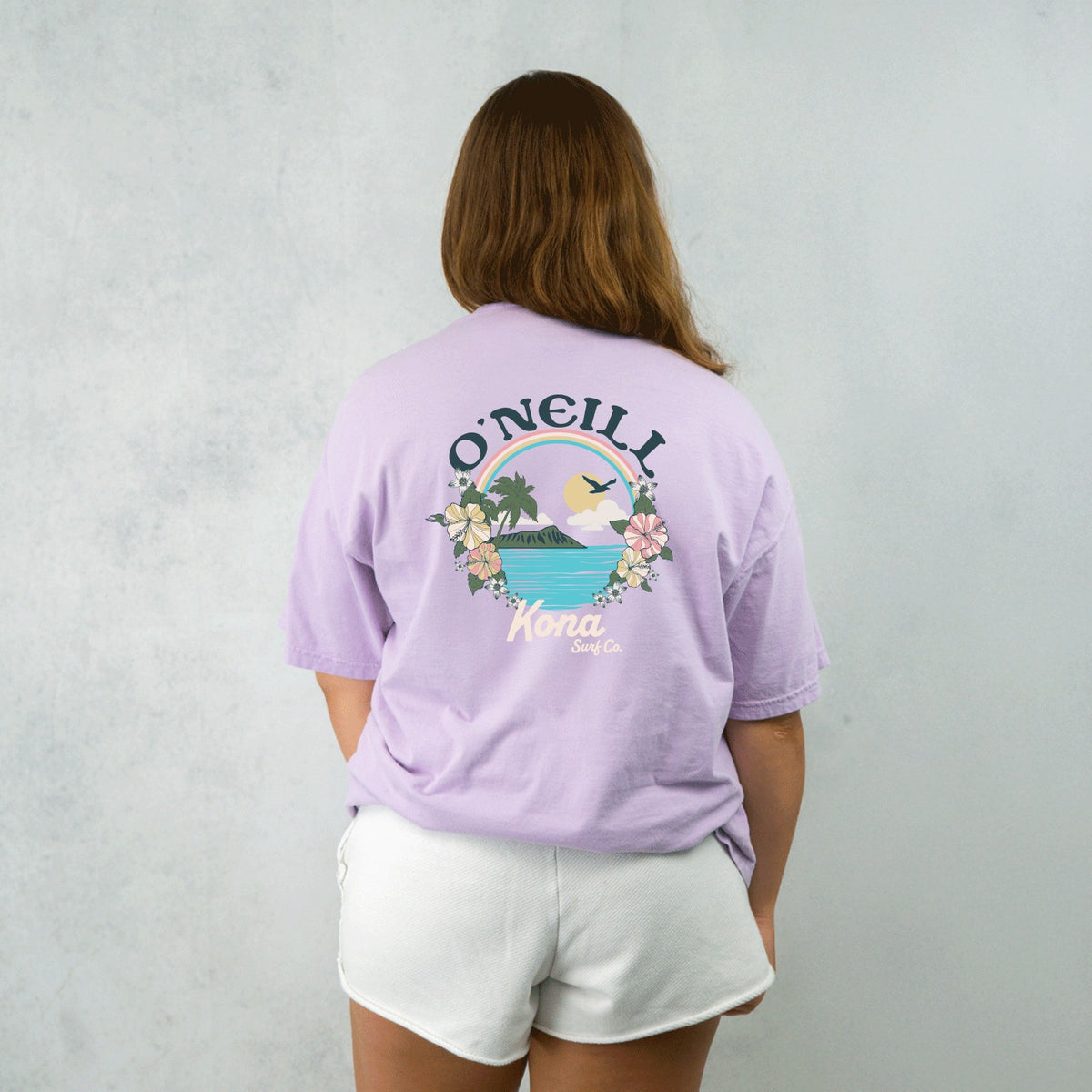 Kona x ONeill 2026 Collab Womens T-Shirt - Lavender