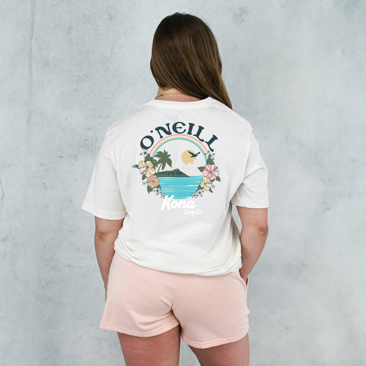 Kona x ONeill 2026 Collab Womens T-Shirt - Vintage White