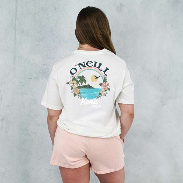 Kona x ONeill 2026 Collab Womens T-Shirt - Vintage White