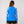 Script Stetch UV L/S Womens Rashguard - Light Blue Floral