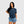 Follow the Waves Womens Midlength T-Shirt - Vintage Navy