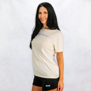 Follow the Waves Womens T-Shirt - Natural