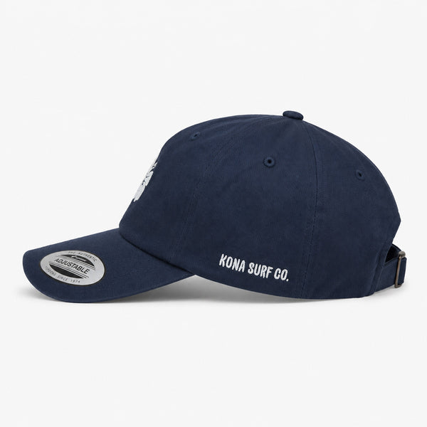 Hibiscus Womens Hat - Navy