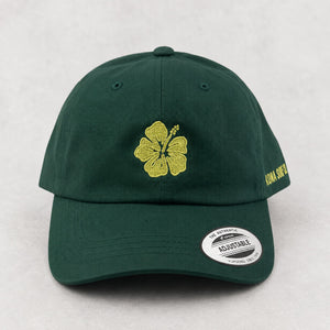 Hibiscus Womens Hat - Spruce