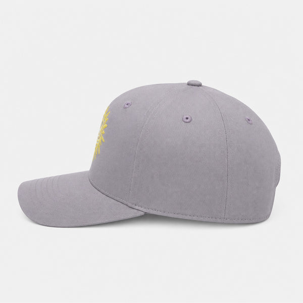 Sun Badge Womens Snapback Hat - Lilac