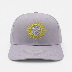 Sun Badge Womens Snapback Hat - Lilac