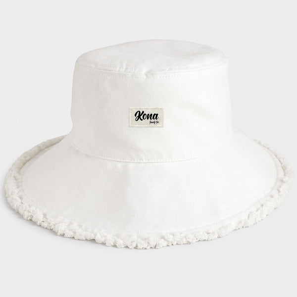 Sable Bucket Womens Hat - White
