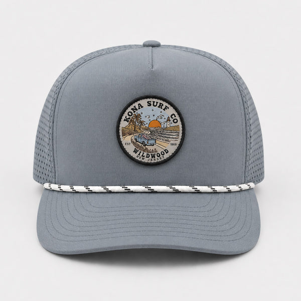 Road to the Beach Womens Trucker Hat - Quarry