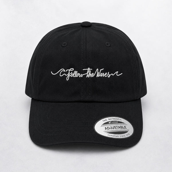Follow the Waves Womens Hat - Black/White