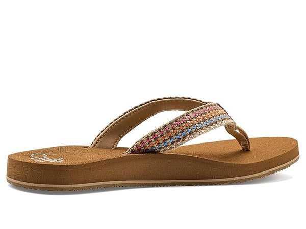 Reef Baja Elana Womens Sandals - Brown/Pink