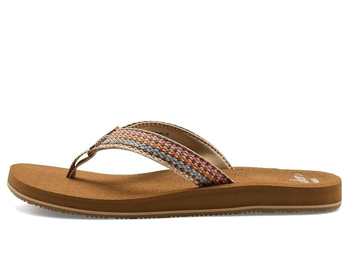 Reef Baja Elana Womens Sandals - Brown/Pink