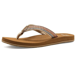 Reef Baja Elana Womens Sandals - Brown/Pink