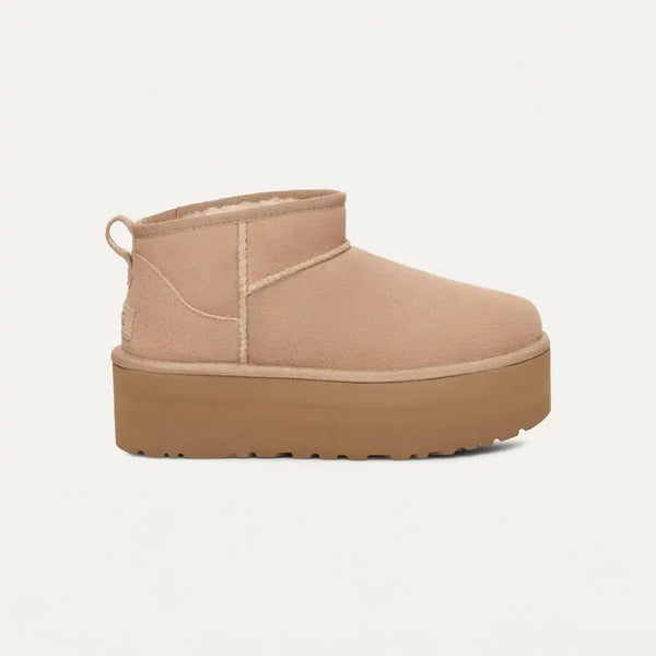 UGG W Classic Ultra Mini Platform Womens Sheepskin Boots