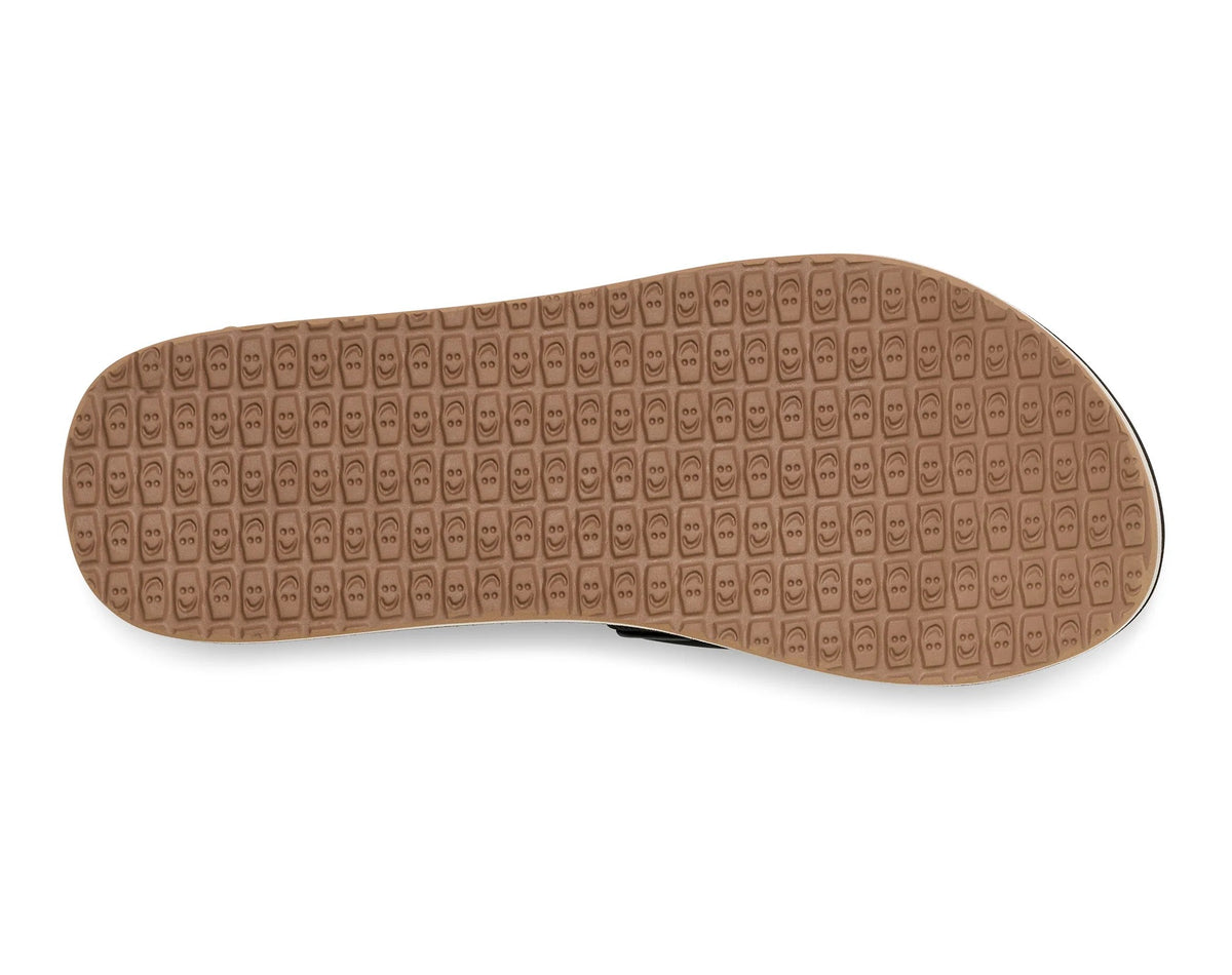 Sanuk W Highland Slide Womens Sandals - Black