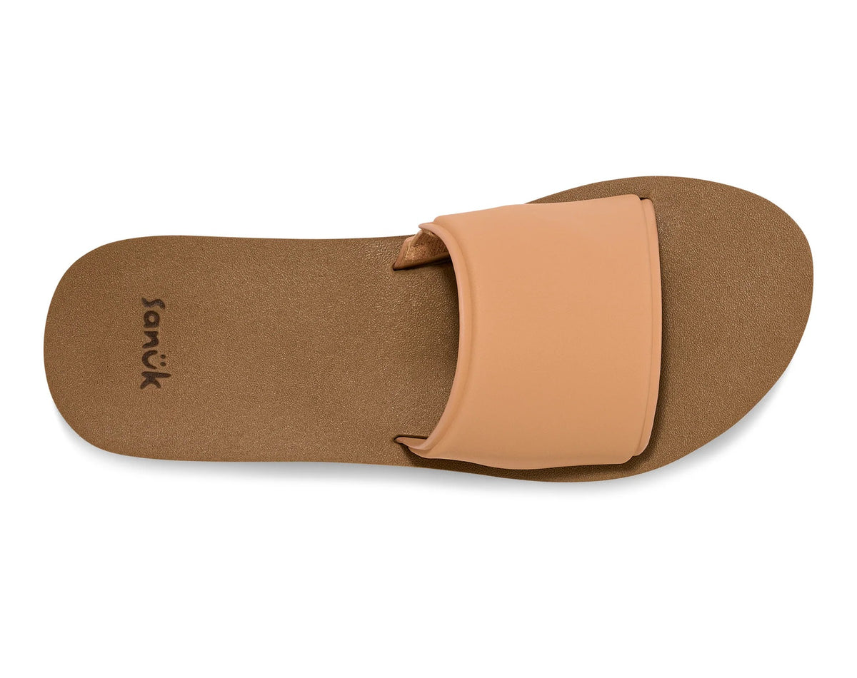 Sanuk W Highland Slide Womens Sandals - Tan