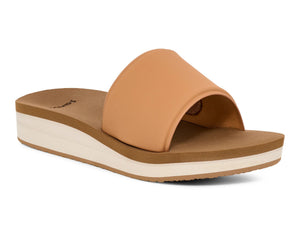 Sanuk W Highland Slide Womens Sandals - Tan