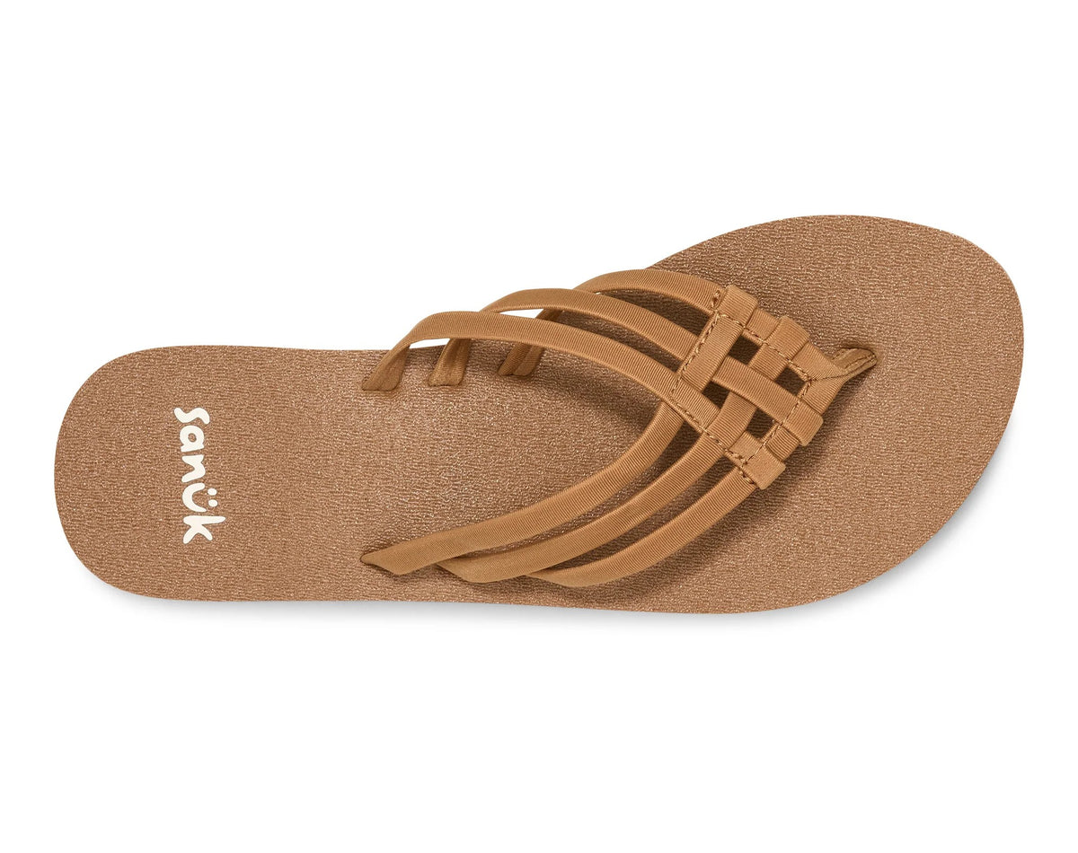 Sanuk Yoga Sandy Ii Womens Sandals - Tobacco Brown