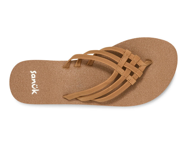 Sanuk Yoga Sandy Ii Womens Sandals - Tobacco Brown
