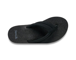 Sanuk Yoga Puff-N-Stuff Womens Sandals - Black