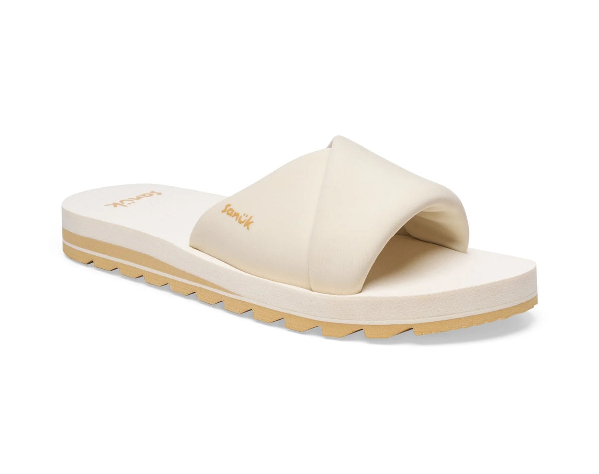 Sanuk Yoga Origami Slide Womens Sandals - Marshmellow