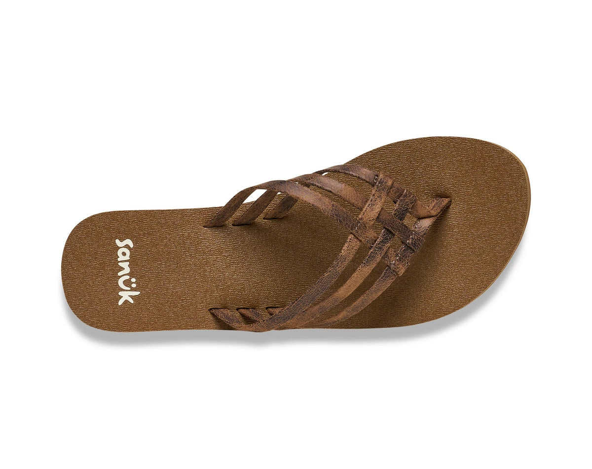 Sanuk Yoga Sandy Novelty Womens Sandals - Ojai Tan