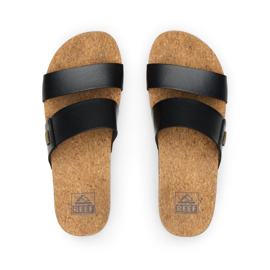 Reef Cushion Vista Hi 2.5 Womens Sandals - Black Braid