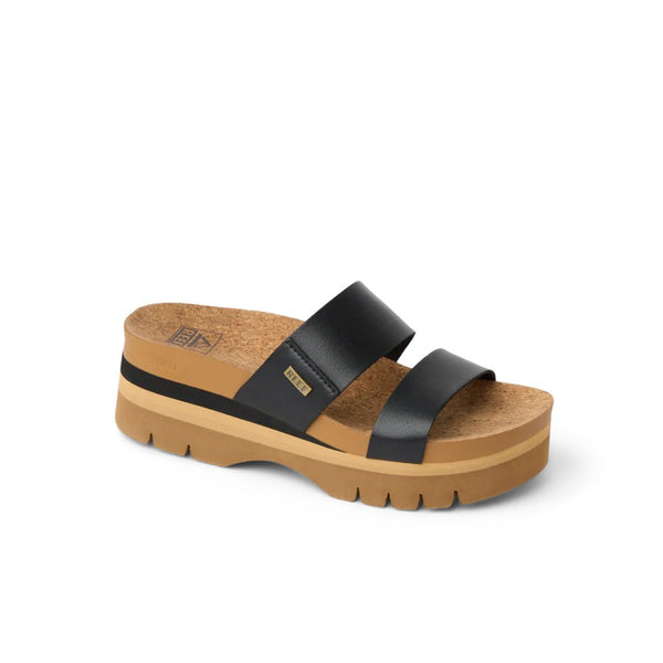 Reef Cushion Vista Hi 2.5 Womens Sandals - Black Braid