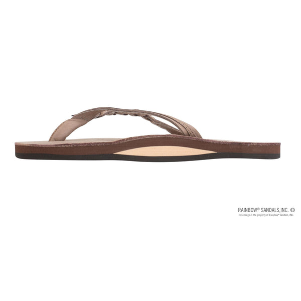 Rainbow Flirty Braidy Single Layer Womens Sandals