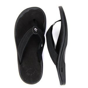 OluKai Ohana Womens Sandals - Black/Black