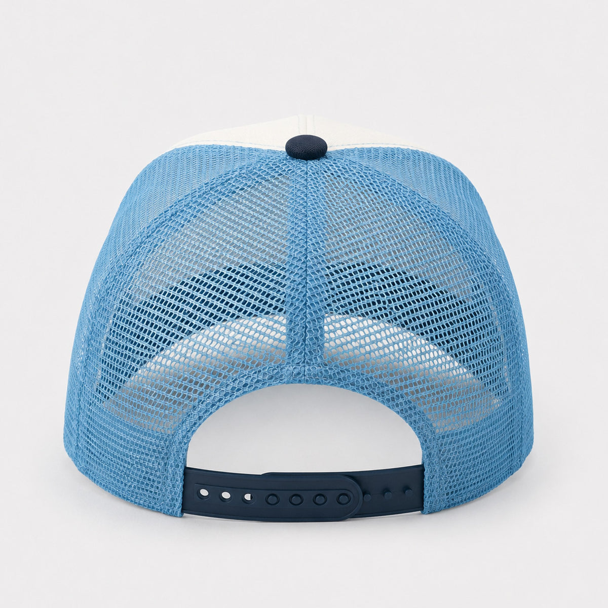 The Trace Boys Trucker Hat - White/Carolina/Navy