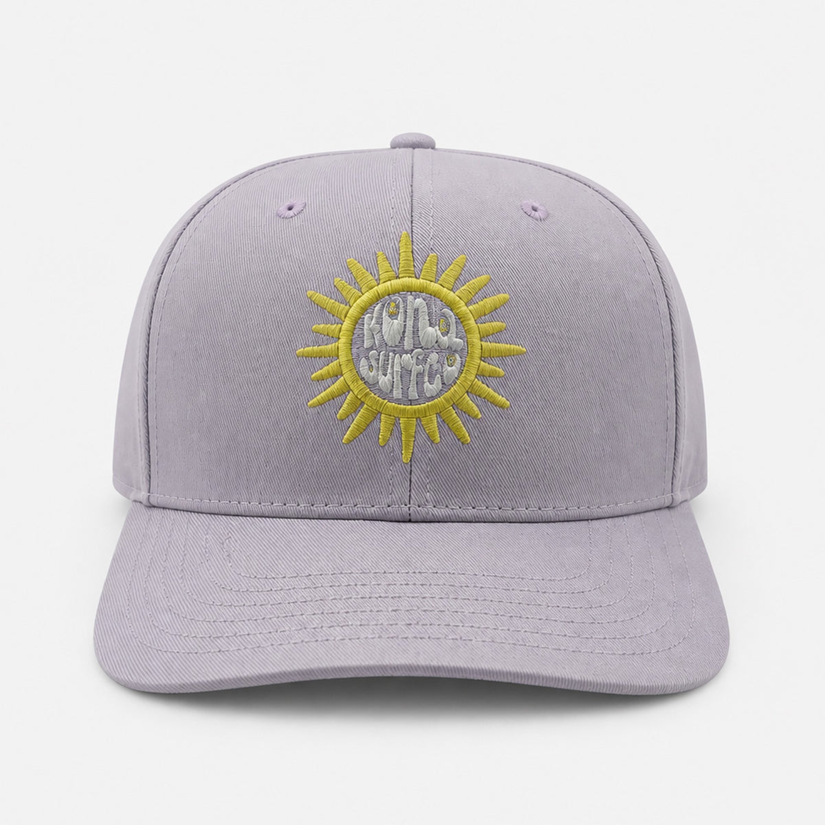 Sun Badge Girls Snapback Hat - Lilac