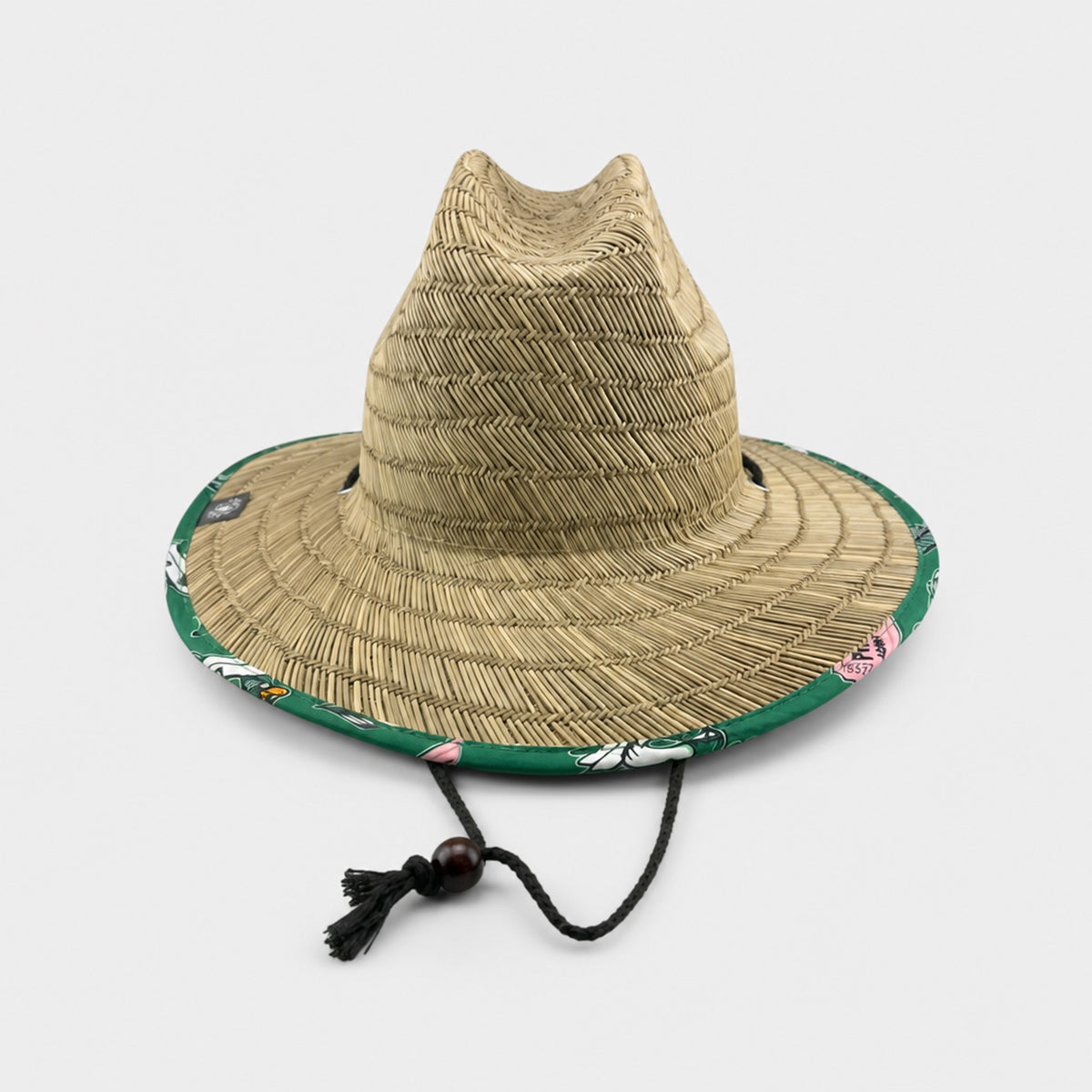 Traveler UPF 50+ Lifeguard Kids Straw Hat - Natural/For the Birds Pattern