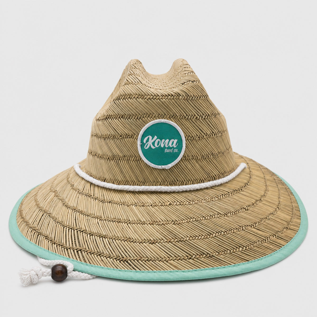 Traveler UPF 50+ Lifeguard Kids Straw Hat - Natural/Script