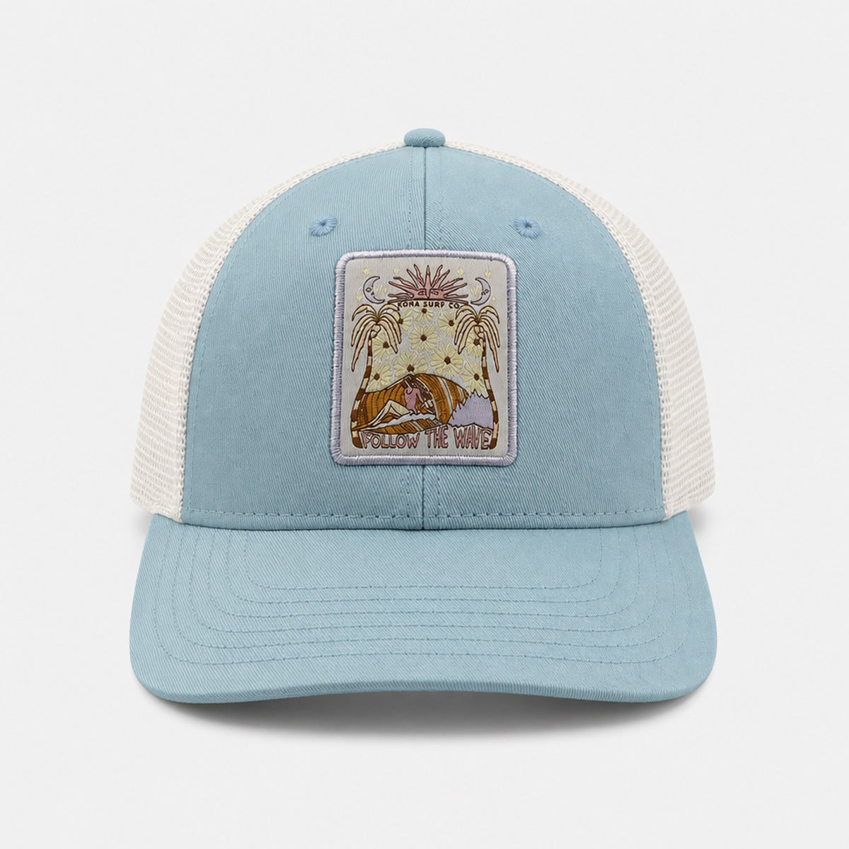 Moon Daisy Girls Trucker Hat - Frost/White