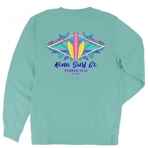 Tunnels Girls Crew Sweatshirt in Saltwater